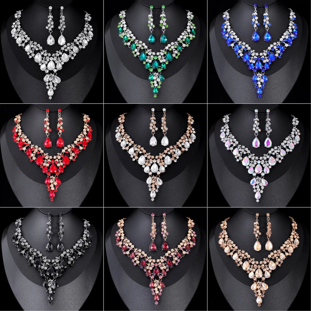 Luxury Crystal Jewelry Set ✨ (3PCS)