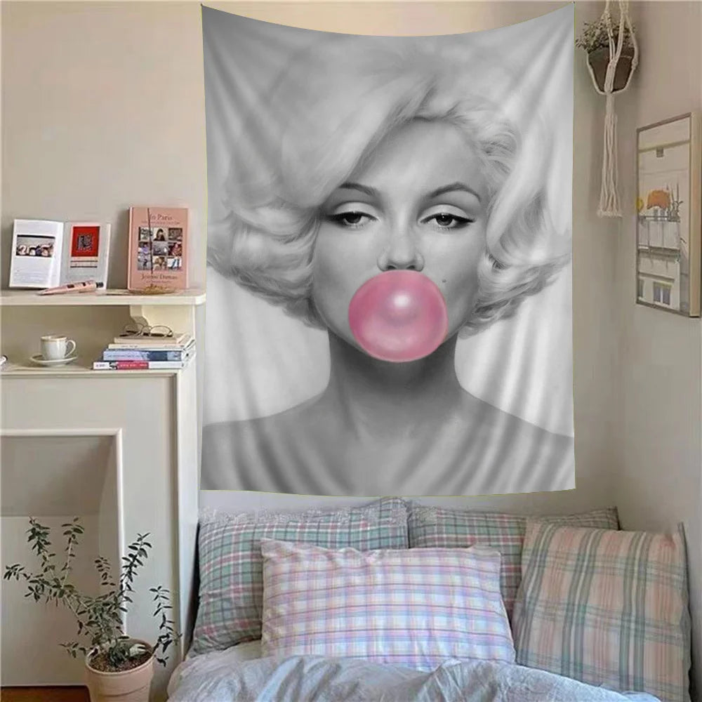 Marilyn Monroe Colorful Bohemian Tapestry – Wall Art Decor