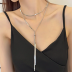 Gargantilla de cadena de serpiente de acero inoxidable ✨