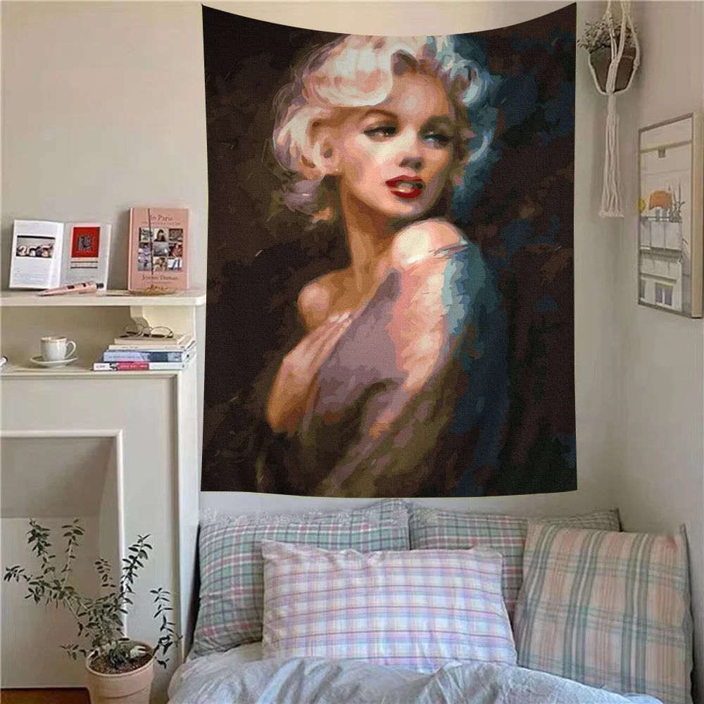 Marilyn Monroe Colorful Bohemian Tapestry – Wall Art Decor