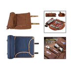Professional Bartender Tool Roll – Durable, Wear-Resistant Cocktail Accessories Bag