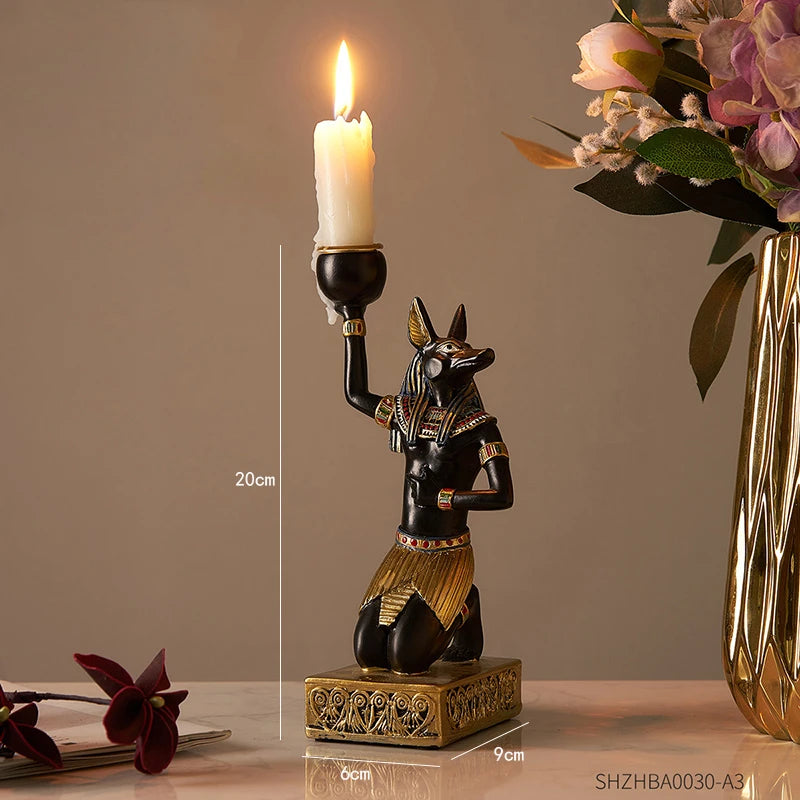 Vintage Egyptian Cat Statue – Goddess Bastet Figurine for Home & Office Decor