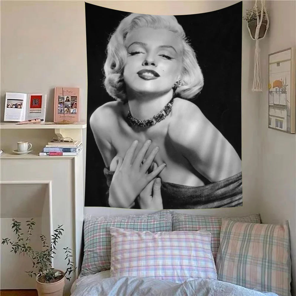 Marilyn Monroe Colorful Bohemian Tapestry – Wall Art Decor