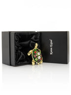 Green Shell Golden Turtle - World Gifts