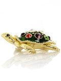 Green Shell Golden Turtle - World Gifts