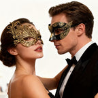 Couple Makeup Ball Mask Set