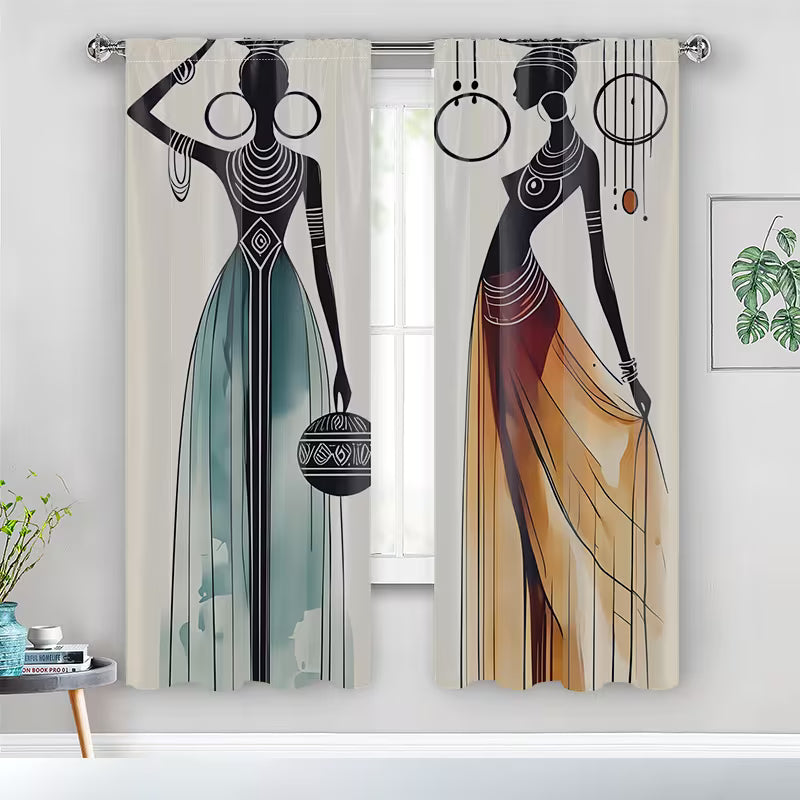 Blackout Curtain Panels African Style