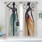 Blackout Curtain Panels African Style