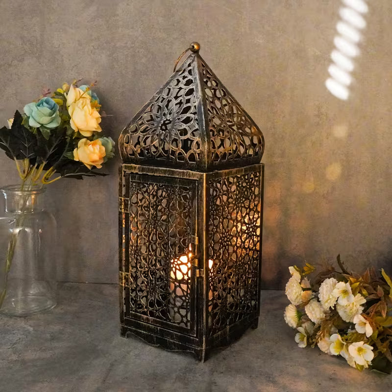 Moroccan Style Metal Lanterns Essential Kit Premiun 1/2pcs- Vintage Decor