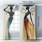 Blackout Curtain Panels African Style