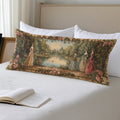 Large Vintage Garden Palace Landscape Cushion Cover