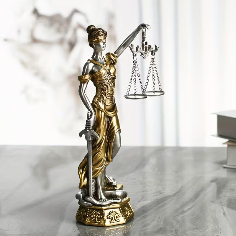 Elegant Justice Goddess Statue