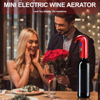 Set de aireador, decantador y dispensador de vino eléctrico mini