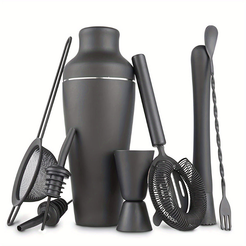 Juego de coctelera parisina negra – Bartender profesional