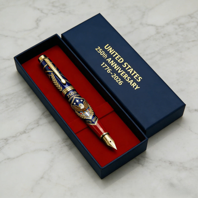 Pluma estilográfica 250 Aniversario – Edición de regalo de acero inoxidable prémium