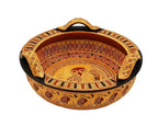 Greek geometric ceramic basket - World Gifts