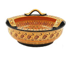 Greek geometric ceramic basket - World Gifts