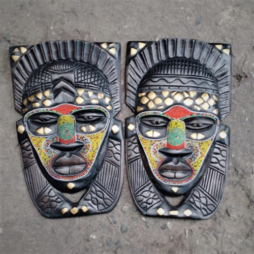 Authentic African Mask Sculpture (Nigerian Original) - World Gifts