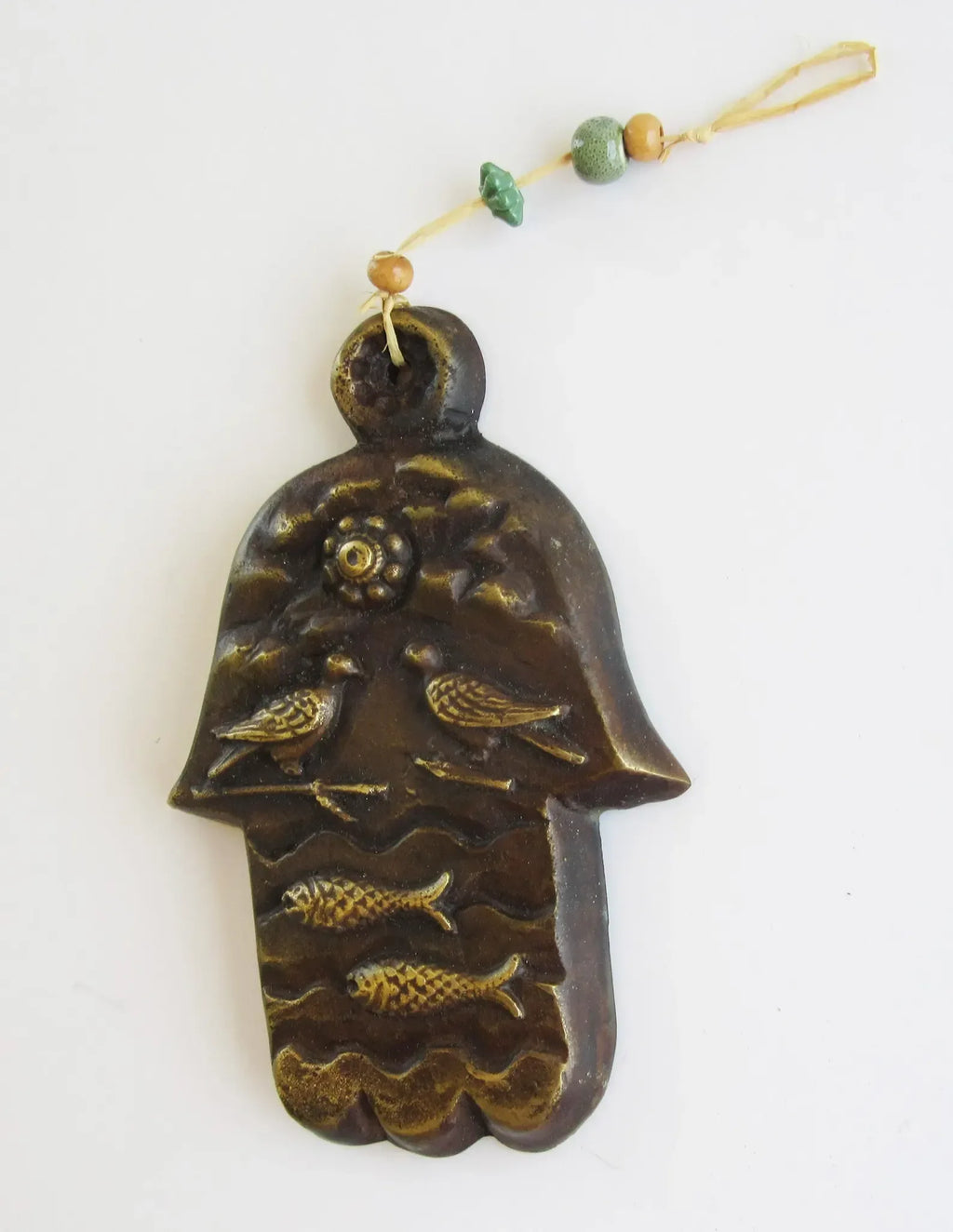 Hand-painted ceramic Hamsa - World Gifts