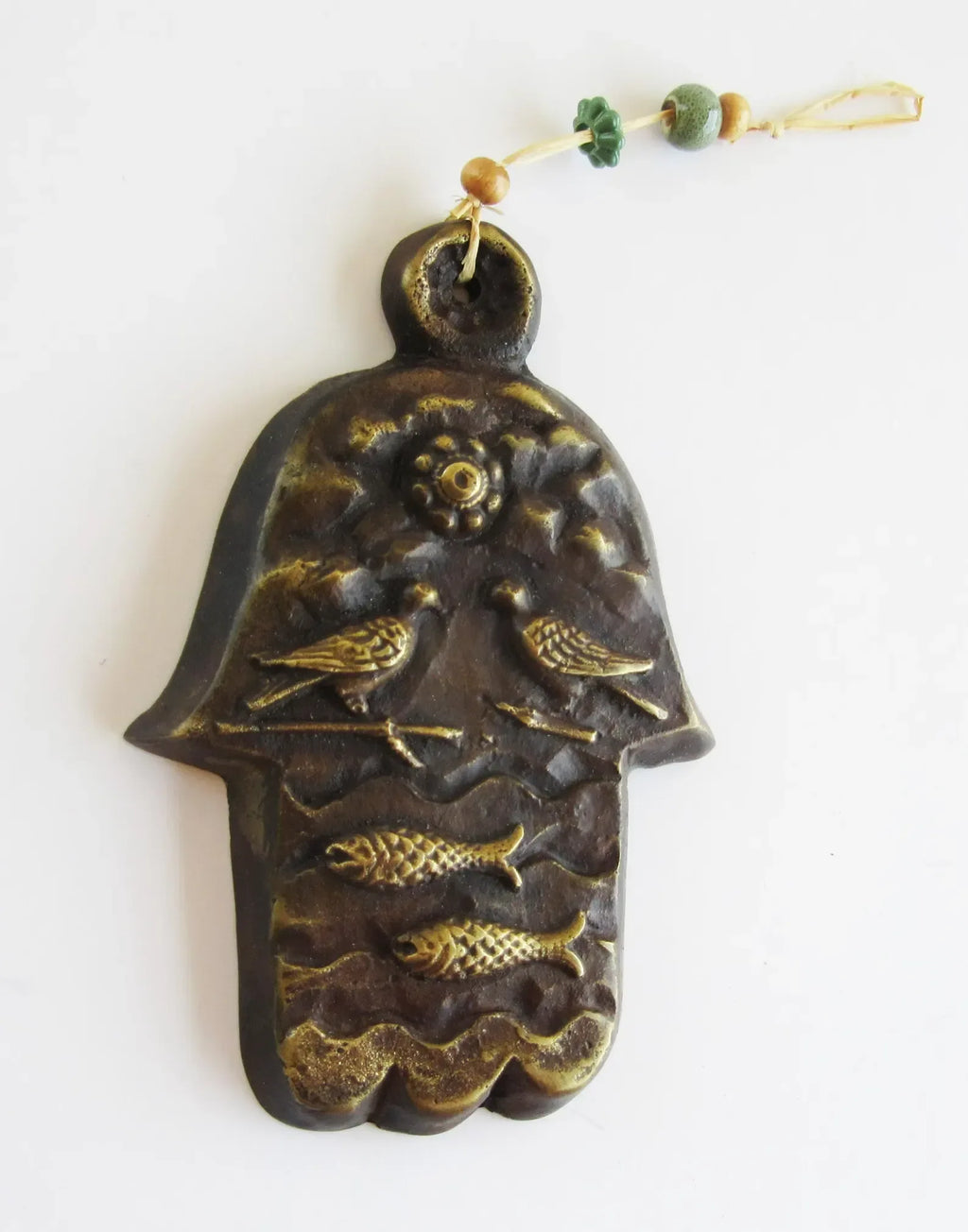 Hand-painted ceramic Hamsa - World Gifts