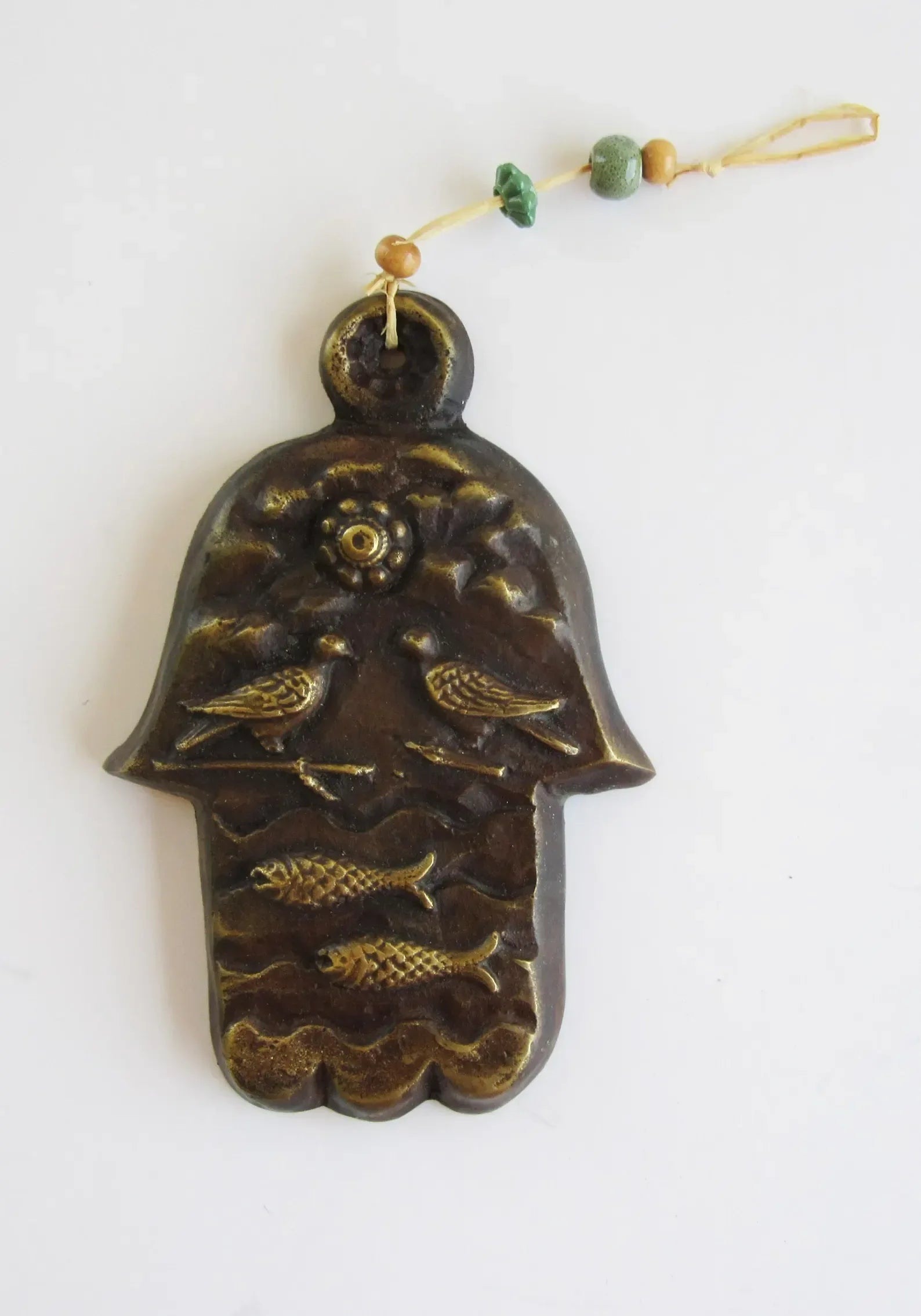 Hand-painted ceramic Hamsa - World Gifts