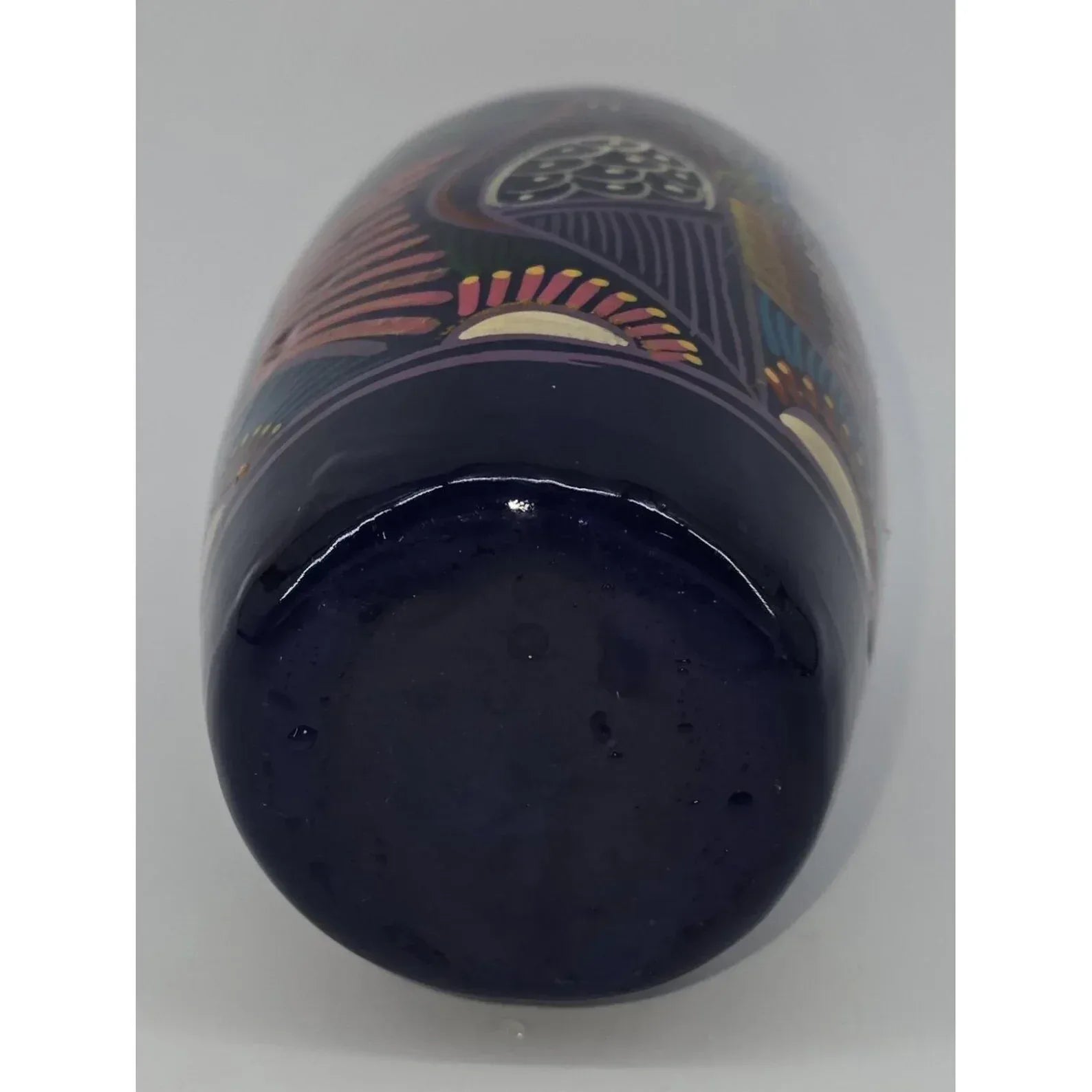 Vintage hand-painted red ceramic Talavera Mexican - World Gifts
