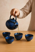 Hand-Splattered Glaze, Gift for Asian Tea Ceremony - World Gifts