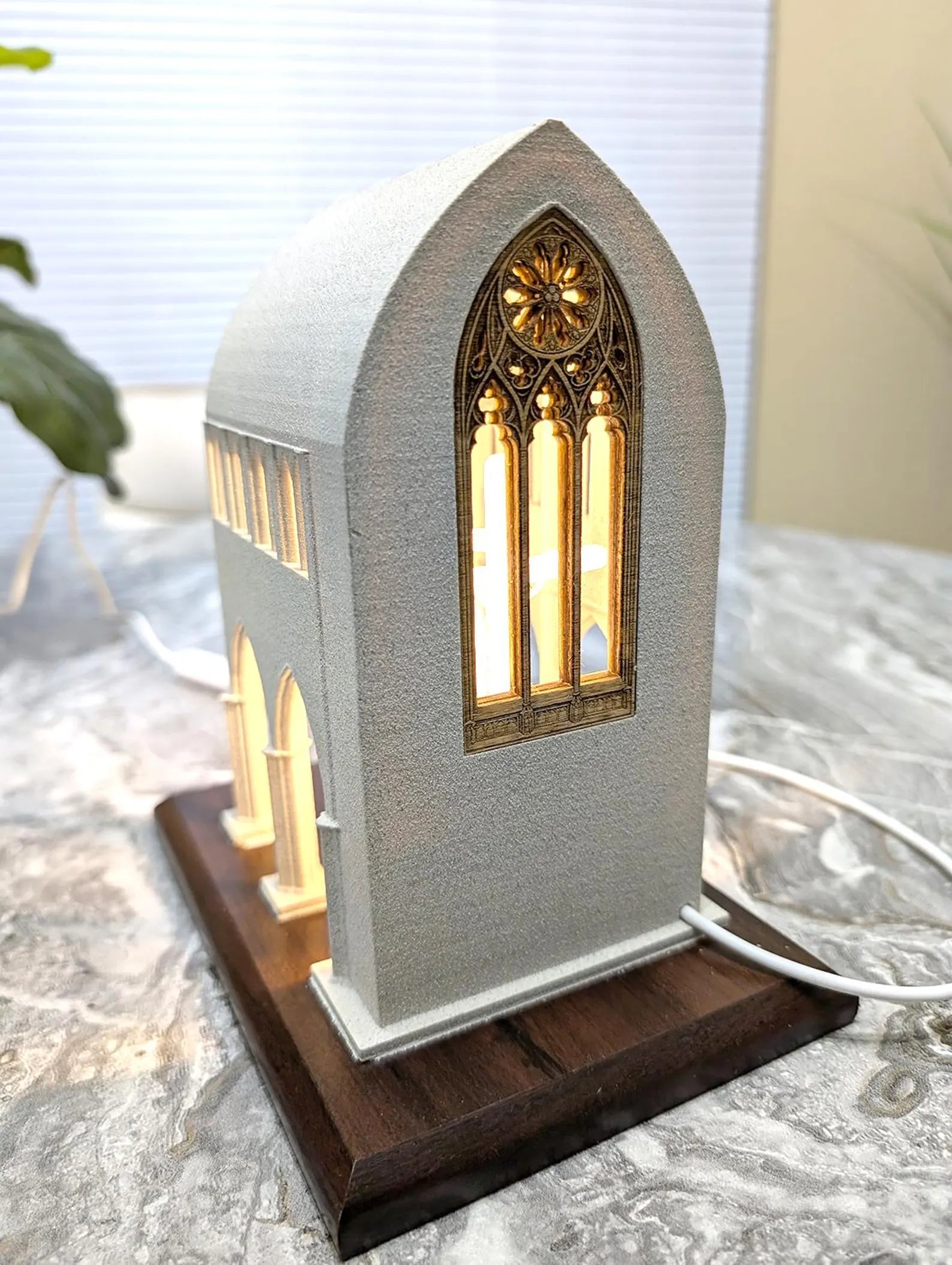 Mini Lâmpada de Igreja – Decoração Católica para Casa, Presente Religioso