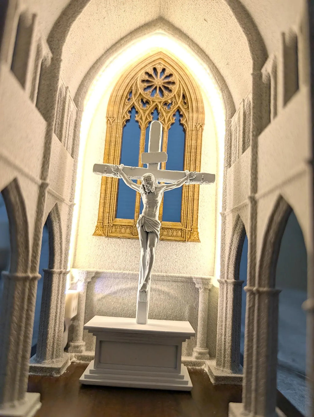 Mini Lâmpada de Igreja – Decoração Católica para Casa, Presente Religioso