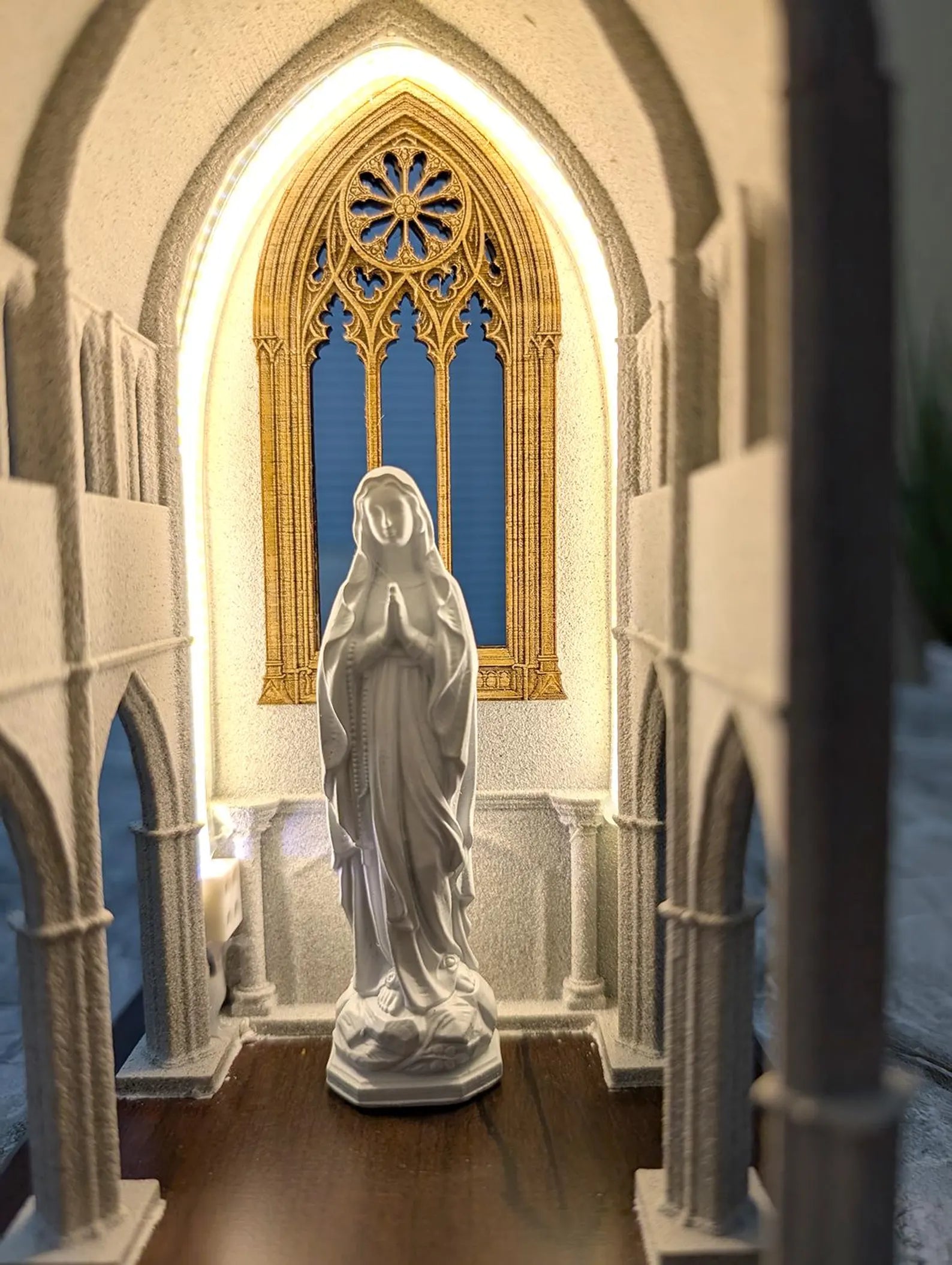 Mini Lâmpada de Igreja – Decoração Católica para Casa, Presente Religioso