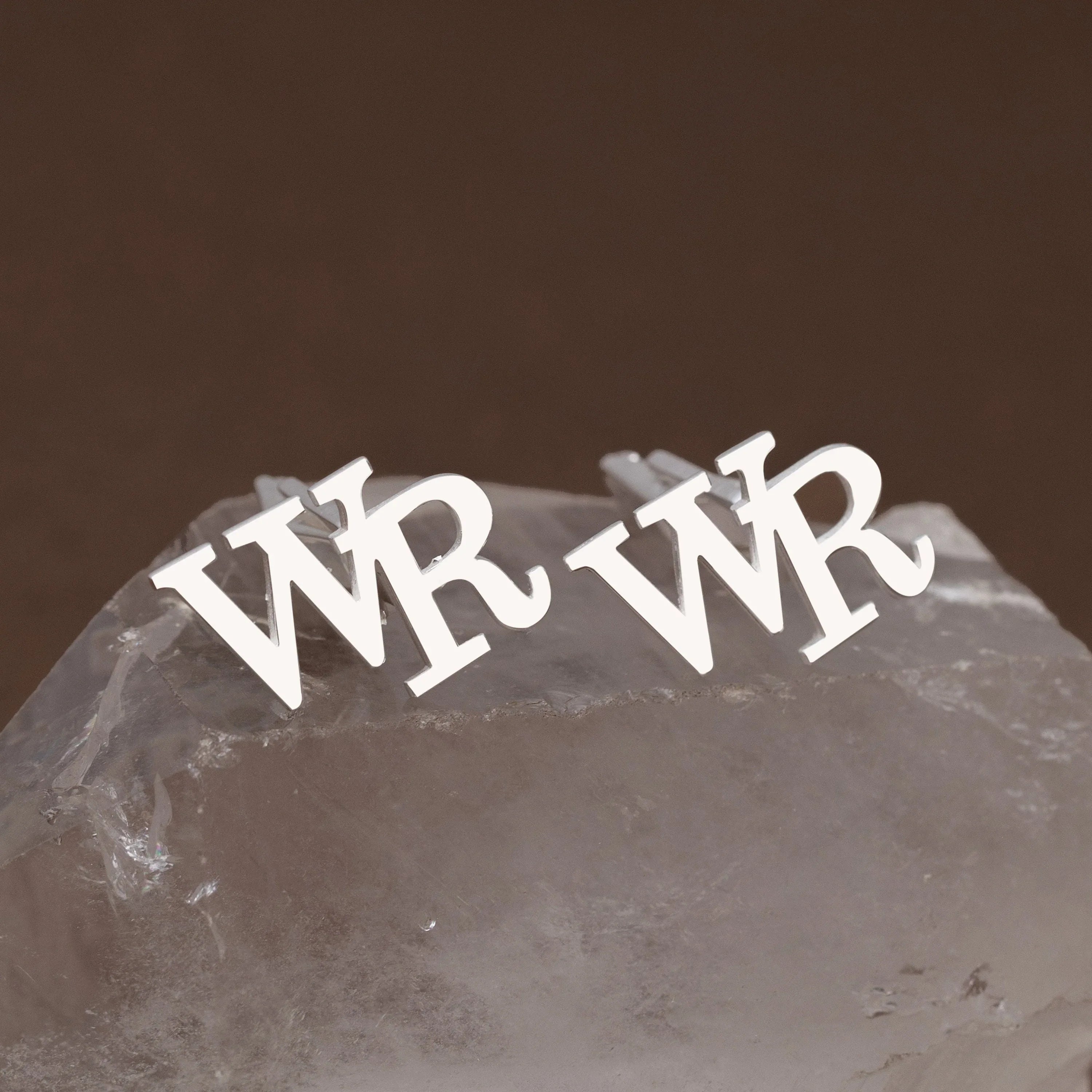 Personalized Sterling Silver Initial Cufflinks for Groom Wedding Gift - World Gifts