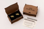 Personalized Sterling Silver Initial Cufflinks for Groom Wedding Gift - World Gifts