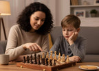 Handcrafted Walnut Maple Wooden Chess Set With Storage Box - World Gifts