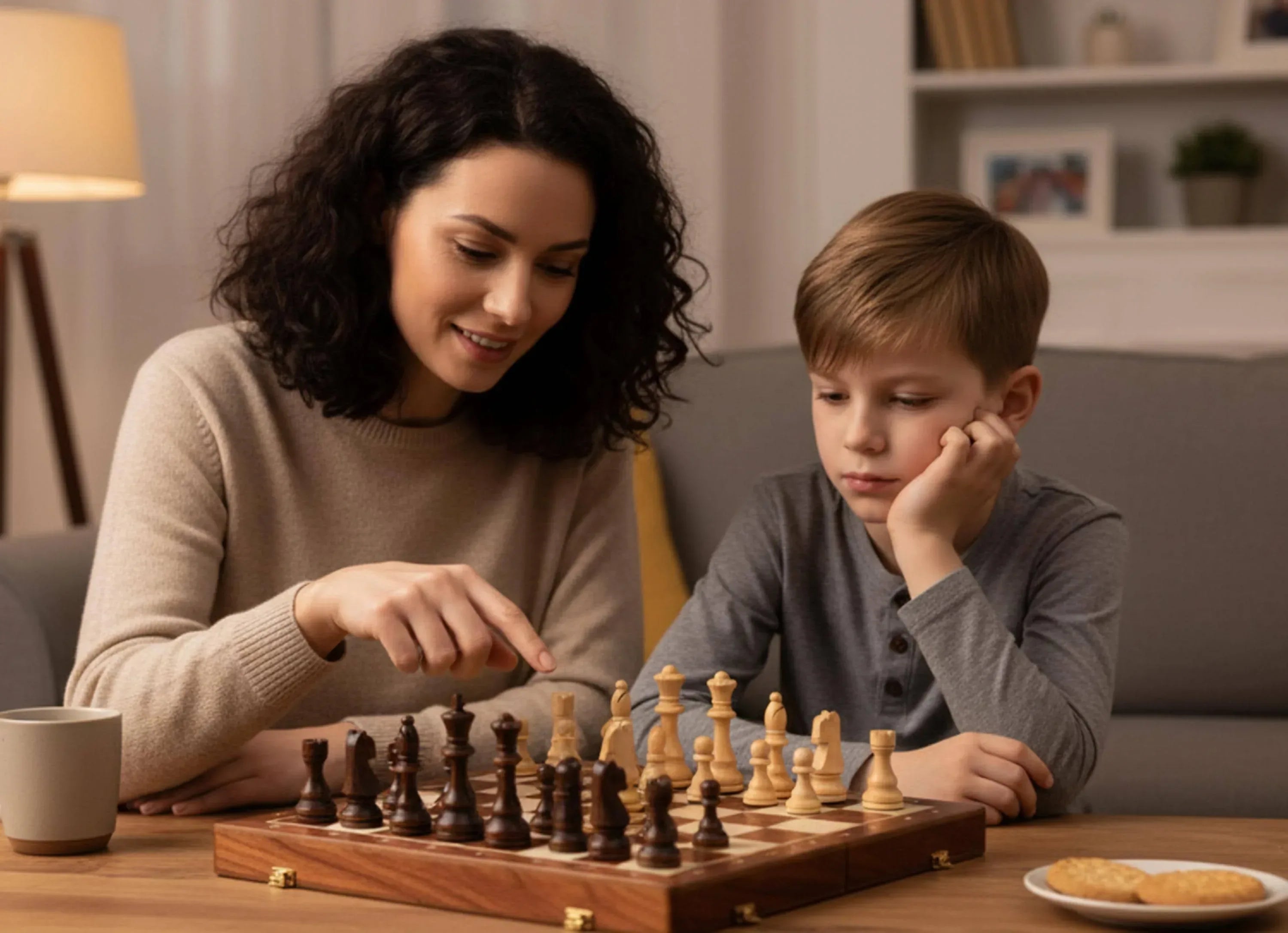 Handcrafted Walnut Maple Wooden Chess Set With Storage Box - World Gifts