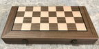 Handcrafted Walnut Maple Wooden Chess Set With Storage Box - World Gifts